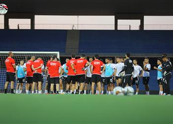 منتخب مصر يختتم تدريباته قبل مواجهة غينيا اليوم في تصفيات كأس أمم إفريقيا