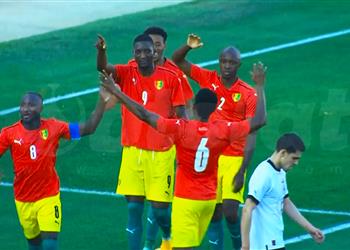 بالفيديو جيراسي يسجل هدف غينيا الأول أمام منتخب مصر