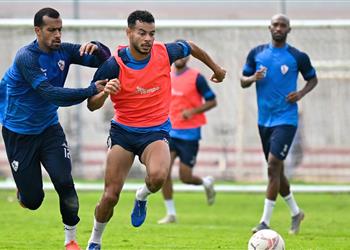 مران الزمالك أوسوريو يعقد جلسة مع سامسون ولاعب الفريق يغيب عن التدريبات