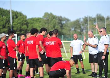 صور منتخب مصر الأولمبي يخوض تدريبه الأول بالمغرب استعداد ا لودية الكونغو