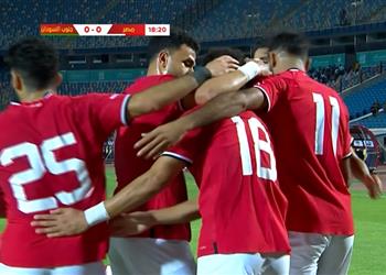 فيديو مصطفى فتحي ي سجل هدف مصر الأول أمام جنوب السودان