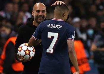 جوارديولا يرد على اهتمام برشلونة بضم جوندوجان وكانسيلو وإمكانية التعاقد مع مبابي