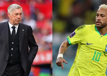 نيمار يوضح موقفه من تدريب أنشيلوتي لـ منتخب البرازيل