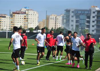 صور منتخب مصر الأولمبي يؤدي مرانه الرئيسي قبل مواجهة النيجر في أمم إفريقيا