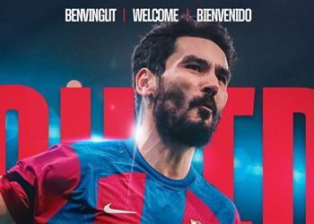 رسمي ا برشلونة ي علن التعاقد مع جوندوجان