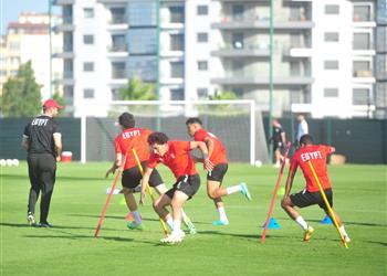 منتخب مصر الأولمبي يواصل استعداداته لمواجهة مالي في كأس أمم إفريقيا