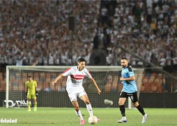 أحمد فتوح يحصل على جائزة أفضل لاعب في مباراة الزمالك وغزل المحلة