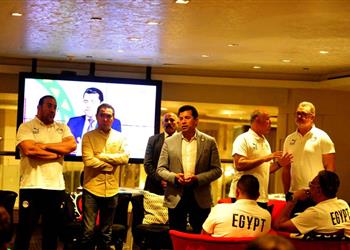 ميكالي لـ وزير الشباب والرياضة سنقاتل من أجل إسعاد الشعب المصري