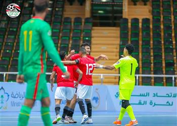 منتخب مصر يهزم موريتانيا 7 2 في كأس العرب لكرة الصالات