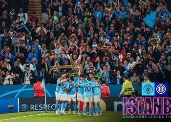 قائمة مانشستر سيتي لمباراة إنتر ميلان في نهائي دوري أبطال أوروبا