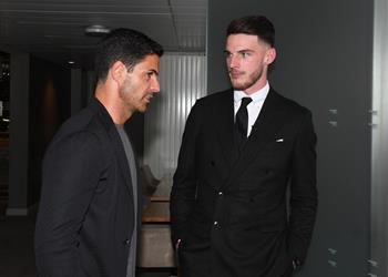 أرتيتا يتغزل في ديكلان رايس بعد انتقاله إلى آرسنال