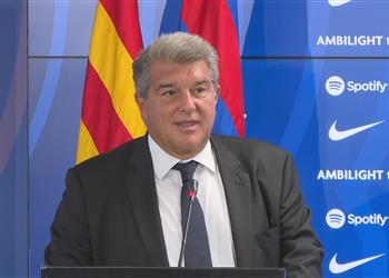 فيديو لابورتا يثير التكهنات حول تعاقد برشلونة مع برناردو سيلفا