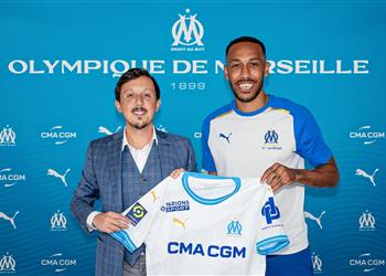 رسمي ا مارسيليا يعلن تعاقده مع أوباميانج
