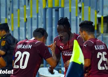 فيديو صامويل أمادي ي سجل هدف سيراميكا كليوباترا الرابع أمام المصري