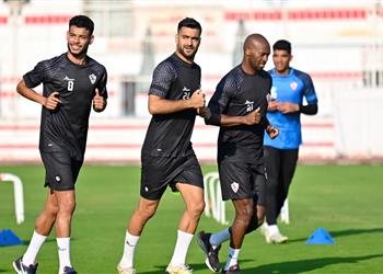 مران الزمالك أوسوريو ي حمس اللاعبين قبل خوض البطولة العربية ويمنح أوباما تعليمات خاصة