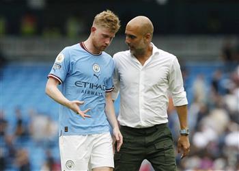 جوارديولا يوضح تطورات إصابة كيفين دي بروين