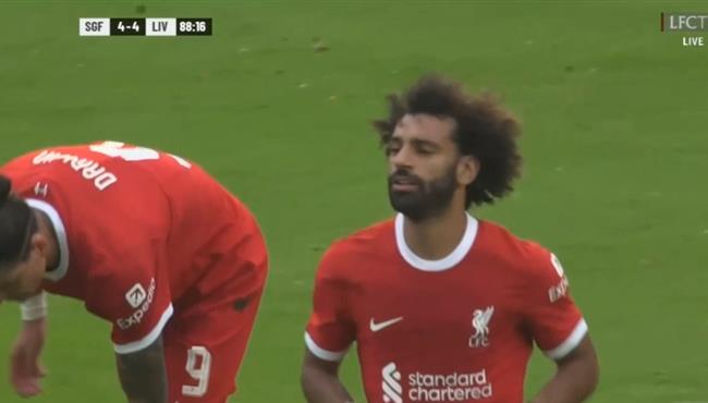 ملخص لمسات محمد صلاح في مباراة ليفربول وجروثر فيورث هدف و2 اسيست