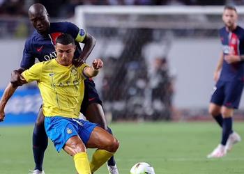 فيديو منافس الزمالك النصر يتعادل مع باريس سان جيرمان بمشاركة رونالدو قبل البطولة العربية