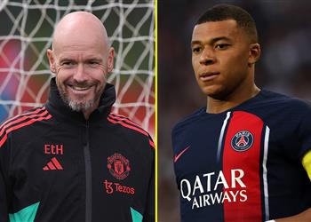 تين هاج يعلق على إمكانية تعاقد مانشستر يونايتد مع مبابي