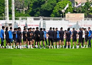 مران الزمالك أوسوريو يجتمع مع اللاعبين وتدريبات تأهيلية لـ دونجا والزناري