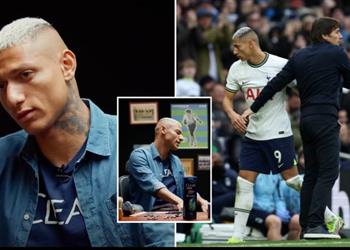 ريتشارليسون يهاجم كونتي وبخني ساعتين أمام الجميع رغم اعتذاري