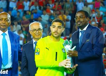 حمزة علاء يحصل على جائزة أفضل حارس في كأس أمم إفريقيا تحت 23 عام ا