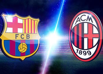 القنوات الناقلة لمباراة برشلونة وميلان الودية اليوم