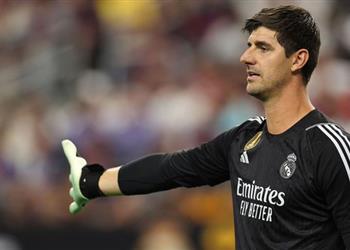 ريال مدريد يعلن تشخيص إصابة كورتوا في بيان رسمي