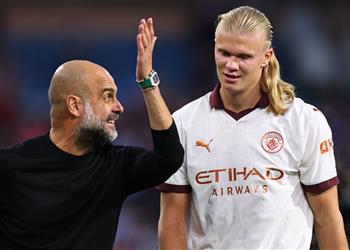 هالاند يوضح سر مناقشته الساخنة مع جوارديولا ويصر ح لا تنسوا صغر سني