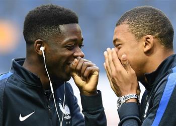 رد فعل مبابي بعد انضمام ديمبلي إلى باريس سان جيرمان