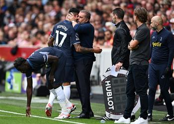 فيديو صدام مبكر بين مدرب توتنهام وروميرو في مباراة برينتفورد