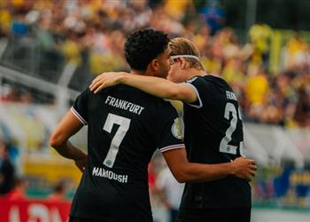 فيديو عمر مرموش ي سجل في سباعية فرانكفورت أمام لوكوموتيف لايبزيج بـ كأس ألمانيا