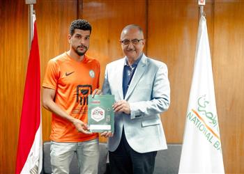 رسمي ا البنك الأهلي يضم معاذ الحناوي لمدة موسمين