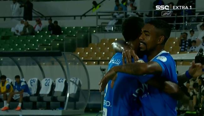 هدف مالكوم الاول في مرمي ابها بالدوري السعودي