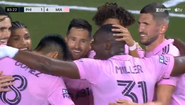 اهداف مباراة انتر ميامي وفيلادلفيا 4 1 كأس الدوريات