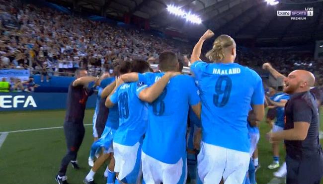 اهداف وركلات ترجيح مباراة مانشستر سيتي واشبيلية في كأس السوبر الاوروبي