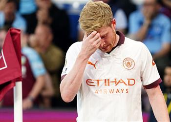 الفحوصات تحسم موقف دي بروين من الخضوع لجراحة بعد إصابته