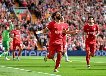 رجل الأرقام القياسية فيديو محمد صلاح يقود ليفربول للفوز الأول في الموسم أمام بورنموث