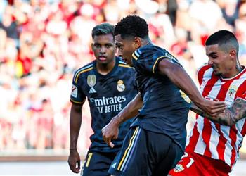 فيديو بيلينجهام يسجل هدف ريال مدريد الثاني أمام ألميريا