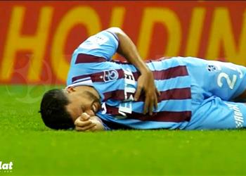 فيديو إصابة تريزيجيه في مباراة طرابزون سبور وجالطة سراي واستبداله