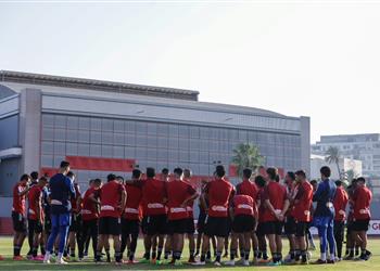 مران الأهلي حضور الخطيب وتدريبات منفردة للحراس وانتظام رضا سليم