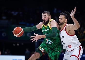 مصر تخسر أمام ليتوانيا في افتتاح مشوارها بـ كأس العالم لكرة السلة