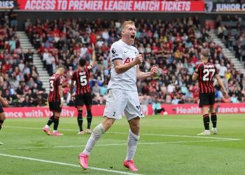 فيديو توتنهام يتخطى بورنموث بثنائية ماديسون وكولوسيفسكي في الدوري الإنجليزي