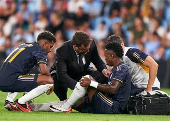 ريال مدريد يؤجل فحوصات فينيسيوس بعد إصابته أمام سيلتا فيجو