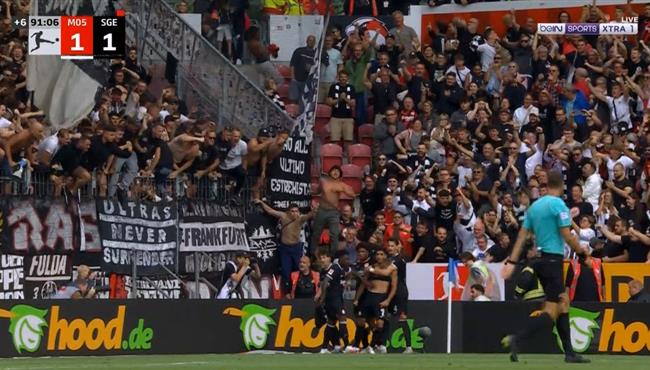 اهداف مباراة اينتراخت فرانكفورت وماينز 1 1 الدوري الالماني