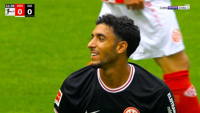ملخص لمسات عمر مرموش في مباراة فرانكفورت وماينز بالدوري الالماني