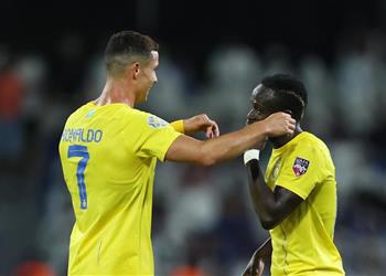 فيديو رونالدو وماني يسجلان هدفي النصر الثاني والثالث أمام الشباب