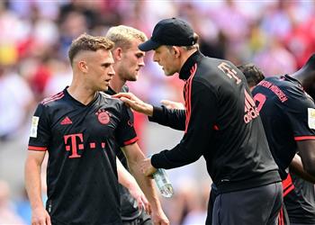 فيديو أزمة بين توخيل وكيميش بعد مباراة بايرن ميونخ وليفربول