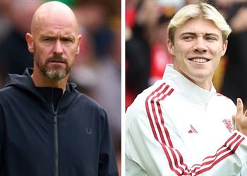 تين هاج يتغزل في هويلوند ويؤكد الأمر متروك له لإثبات نفسه في مانشستر يونايتد