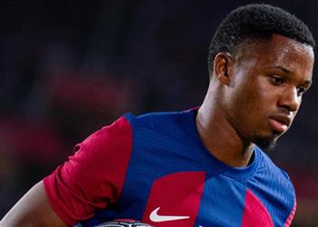 رسمي ا برشلونة يعلن رحيل أنسو فاتي